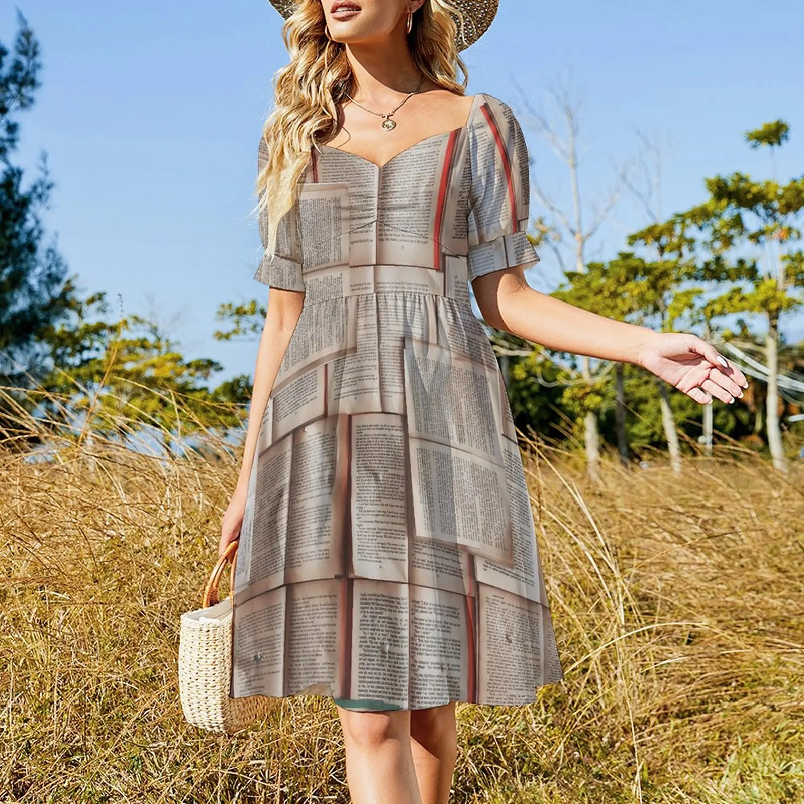 Open Books Library Bookworm Reading Dress summer dress for women 2024 Bride dresses ladies dresses for special occasion