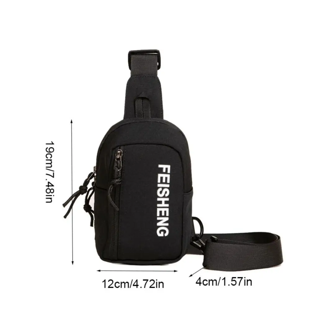 1 Pc Business Shoulder Crossbody Bag Large Capacity Sports Waist Bag Multifunctional Men's Chest Bag