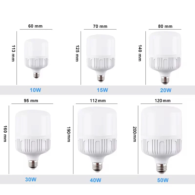 50/40/30/20/15W LED Bulb E27 Screw Mouth Lights Eye Protection Saving Energy Lamp Interior Living Room Bedroom Office Lighting