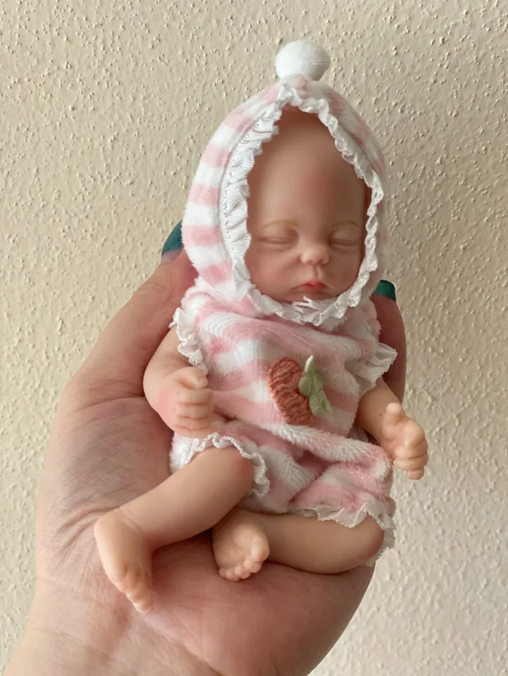 OtardDolls 1 個リアルなミニシリコンリボーンドール手作りベベ新生児