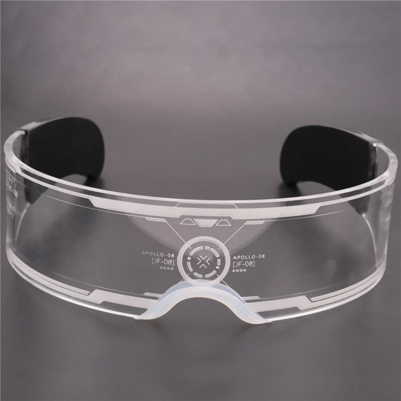 F-3C 1 مجموعة ملونة مضيئة LED نظارات نظارات ملونة بار KTV حفلة عيد الميلاد هالوين الديكور نظارات عطلة الدعائم