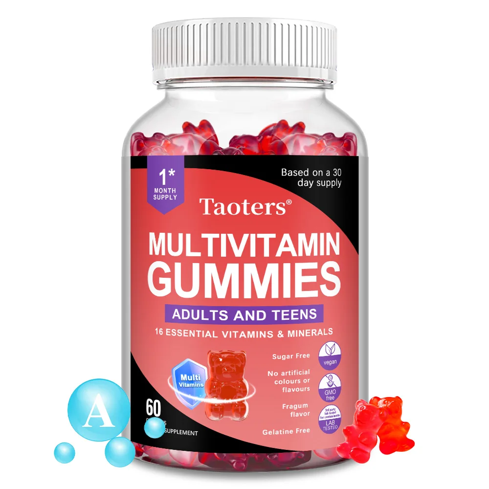 

Multivitamin Gummies, 16 Essential Vitamins and Minerals Supplement for Adults & Teens, Immune Support Gummies - 60 Gummies