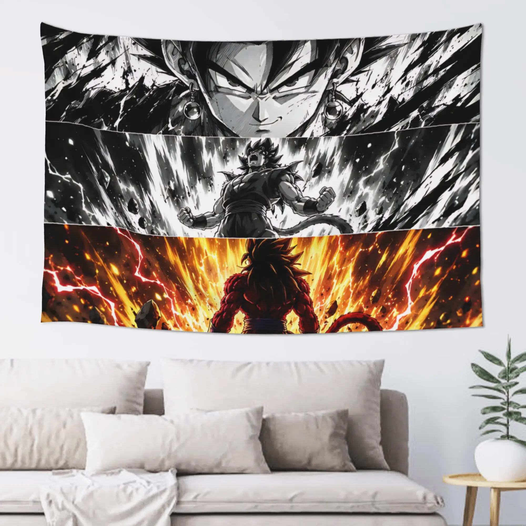 Cutecore Dragon Balls Tapestry Bedroom Decoration Shonen anime Wall Hanging Blanket Tapestry Cool Stuff For Room