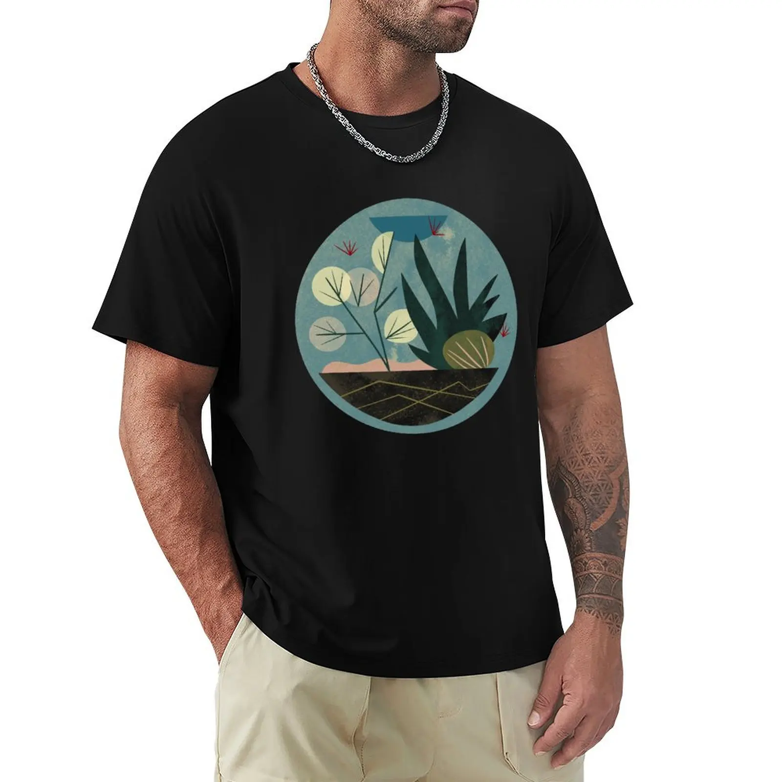 

Terrarium No. 7 T-Shirt graphic t shirt vintage man clothes plain white t shirts men