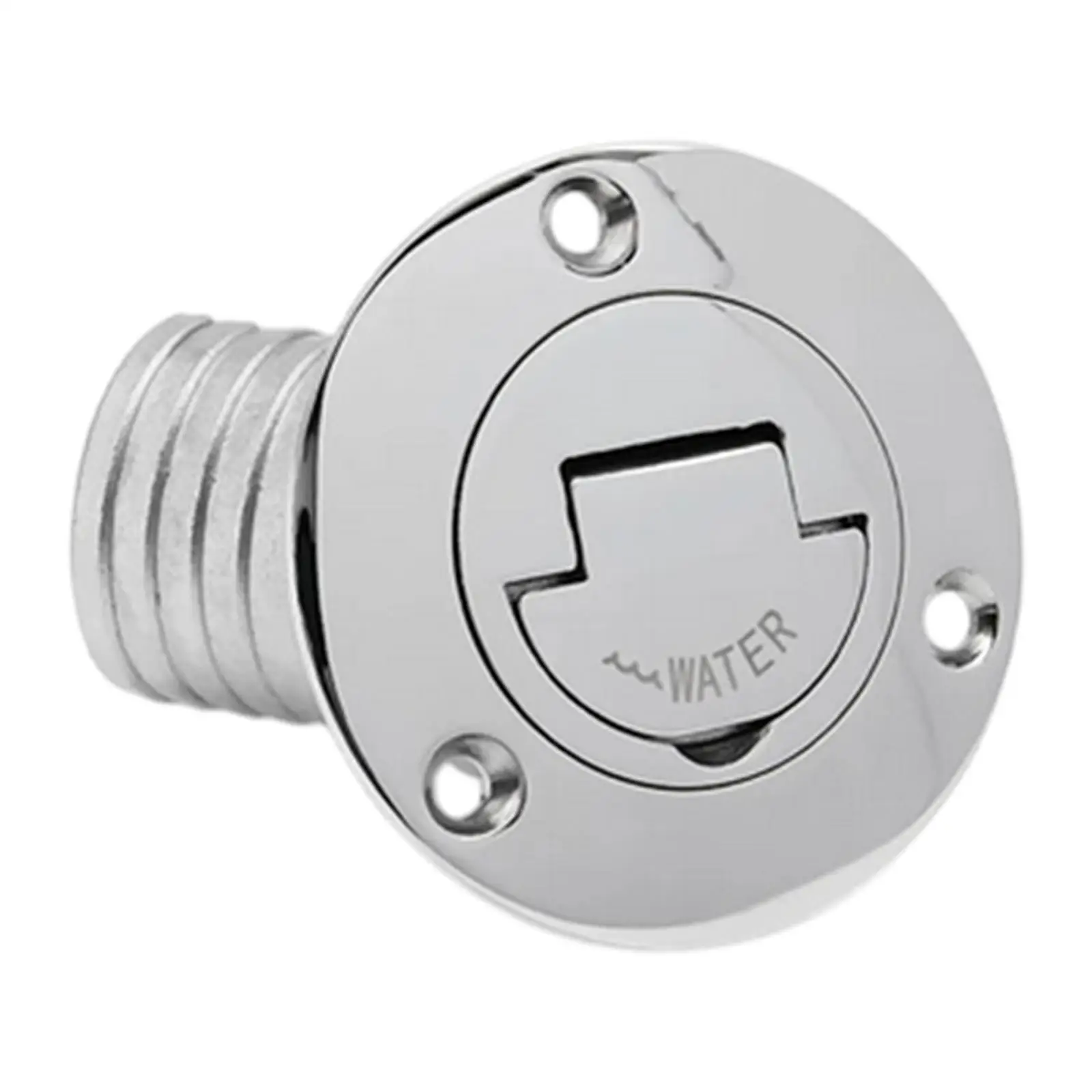 

Generic Boat Deck Water Filling Cap, Stainless Steel, for 50mm Easy to Use Sturdy Convenient Parts for Tractors Yacht Ships