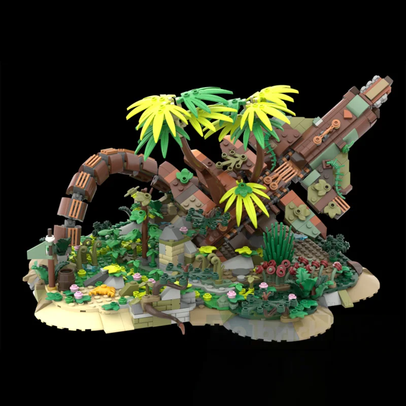 

1006PCS MOC Ruin of Horus Horizones Building Blocks DIY Model Display Figure Ancient Temple Adventure Collectible Toy Gift