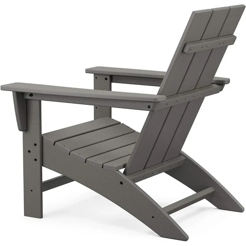 เก้าอี้ Adirondack ทันสมัย (AD420) และลองไอส์แลนด์18 "ชุดโต๊ะข้าง (ECT18), ทราย