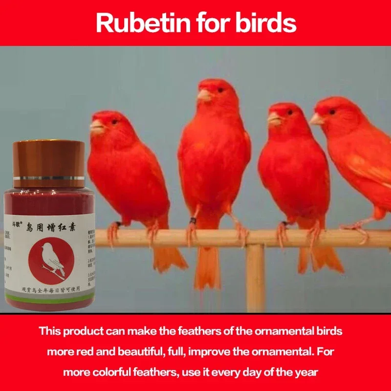 جديد الطيور الزينة اليشم الطيور النيلي الذقن الكركديه الطيور استخلاص الطبيعي من الأحمر الكاروتين لتعزيز ريش رائع #3