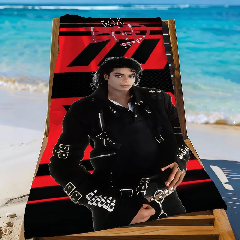 Singer Michael Jackson Towel Quick Dry Soft Beach Swim Gym Yoga
