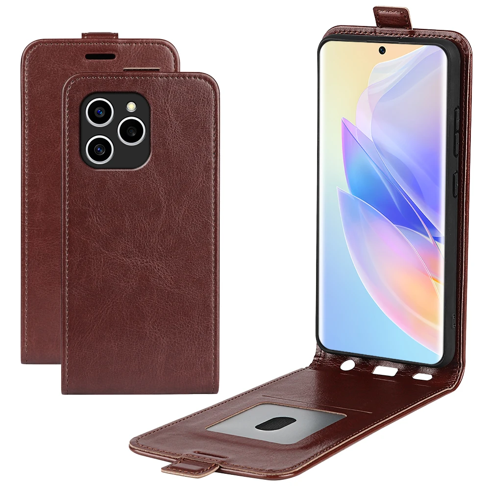 Para Huawei Honor X8 50 70 90 Funda de cuero Vertical Honor 9X 10X Lite soporte con tapa para Huawei Honor 60 50 10X 20 Pro bolsas