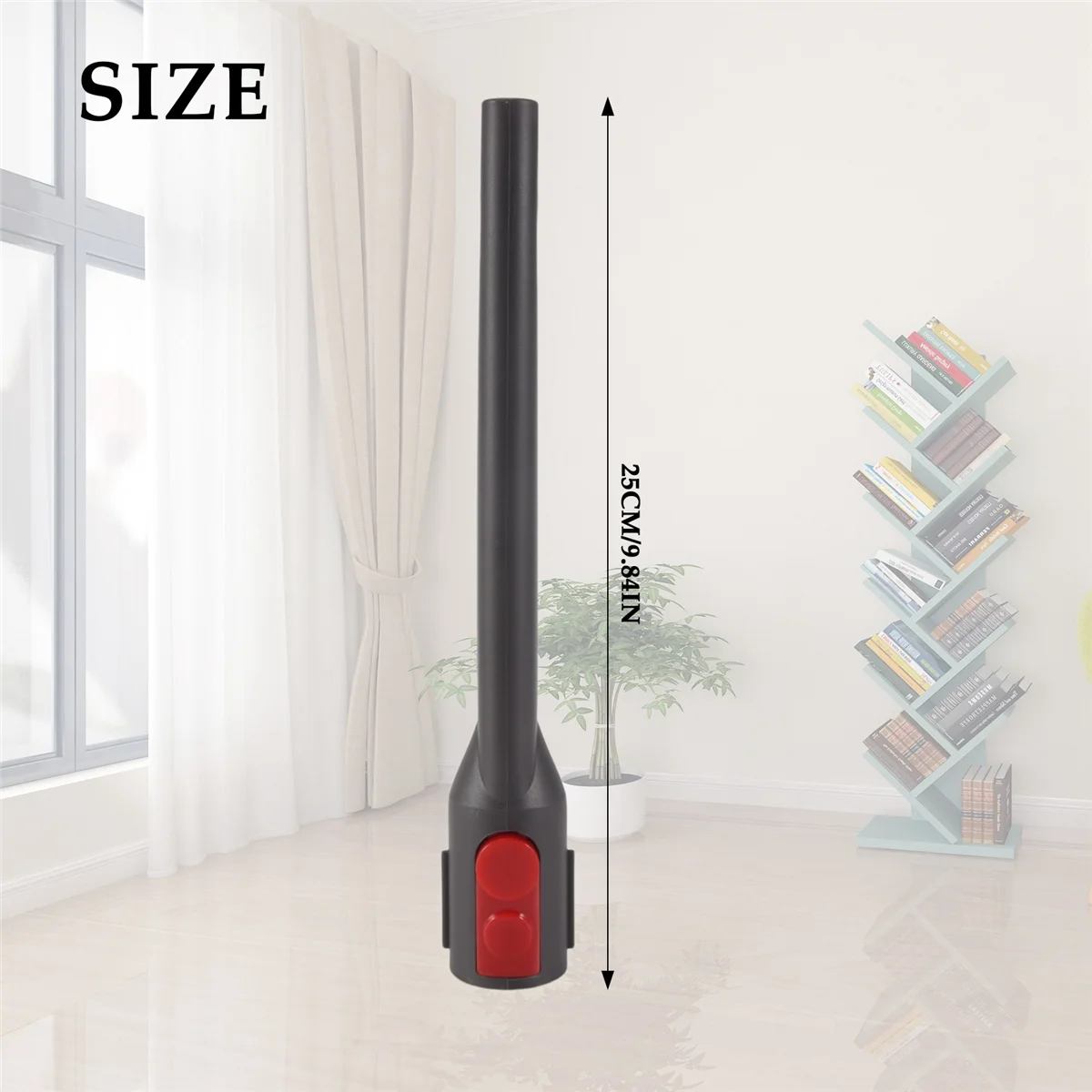 Quick Release Crevice Tool Compatible for Dyson V11 V10 V8 V7 Vacuum Cleaner, Replacement Vacuum Attachment Accessories