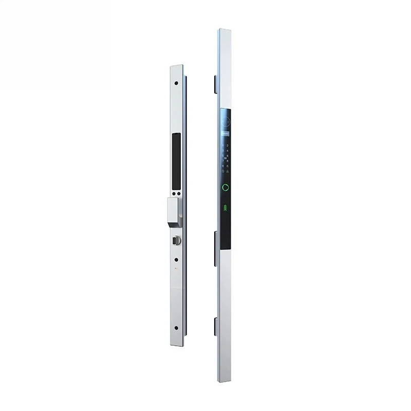 Long Handle Tuya With Fingerprint Keyless WIFI    Face Recognition Digital Electronic Automatic Smart Door Locks
