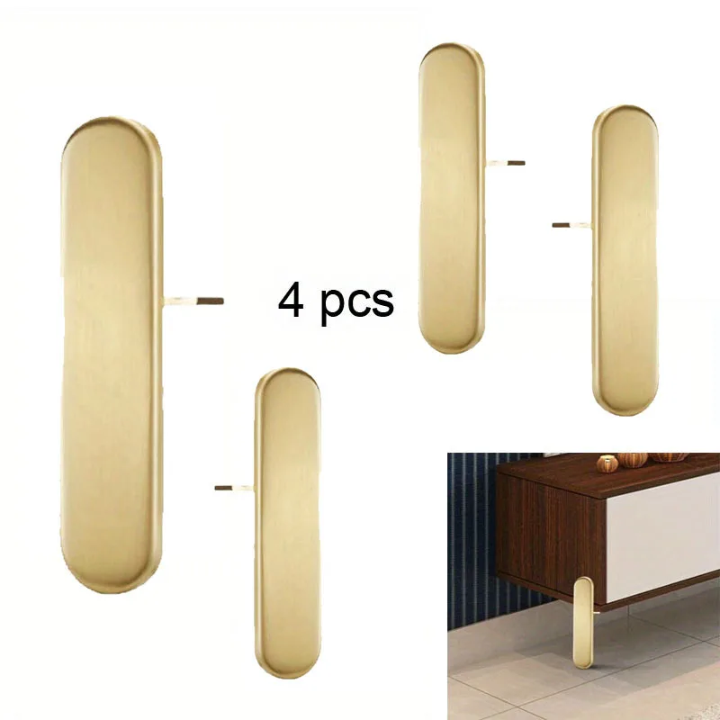

4pcs Replacement Sofa Feet Metal Legs Furniture DIY Metal Furniture Legs Bookcase Dresser Cupboard Table Cabinet Cabinet Legs