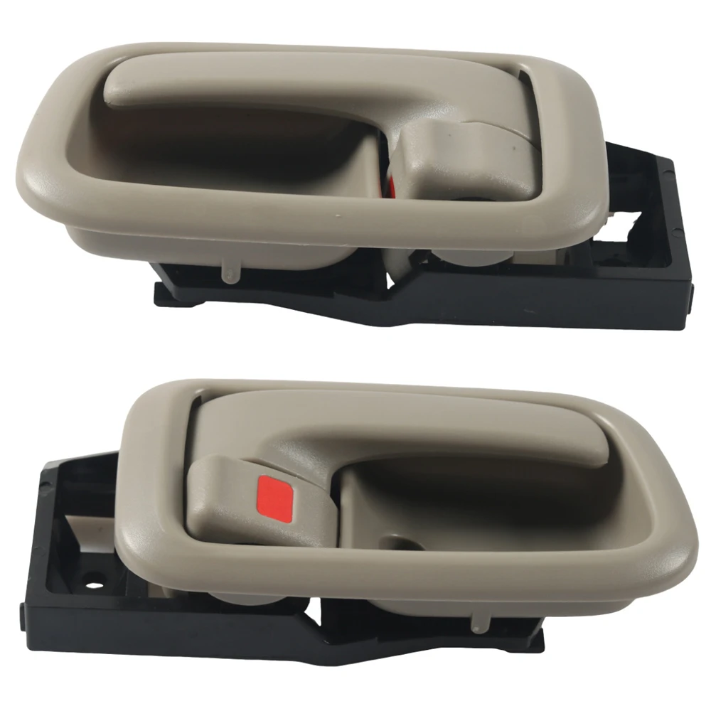 

​Interior Door Handle & Bezel Front Driver Passenger For Toyota Tundra Set 2