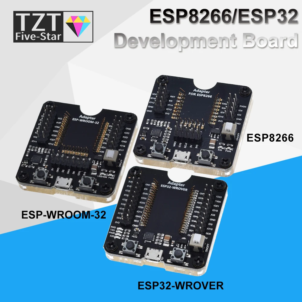 ESP8266 ESP-WROOM-32 ESP32-WROVER Esp32 Development Board Esp32 Test Board Burning Fixture Tool Downloader for ESP-12F/07S/12S