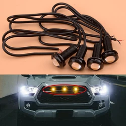 4Pcs 12V Car LED Amber Grille Mark Light Fit for Chevrolet Colorado Silverado Ford Raptor
