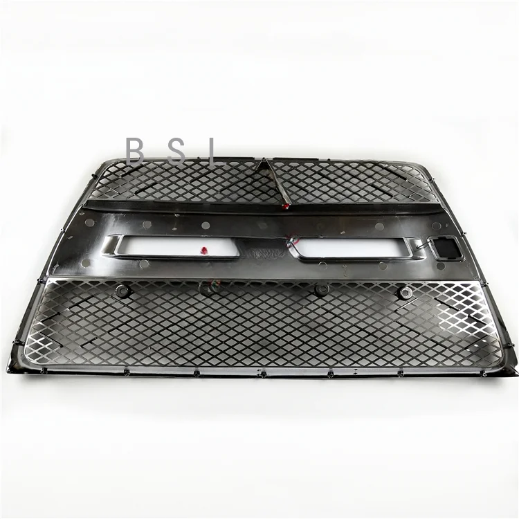 For Mitsubishi Lancer & Sportback EVO10 Bumper Radiator Grille Black Chrome Border 2008-2010