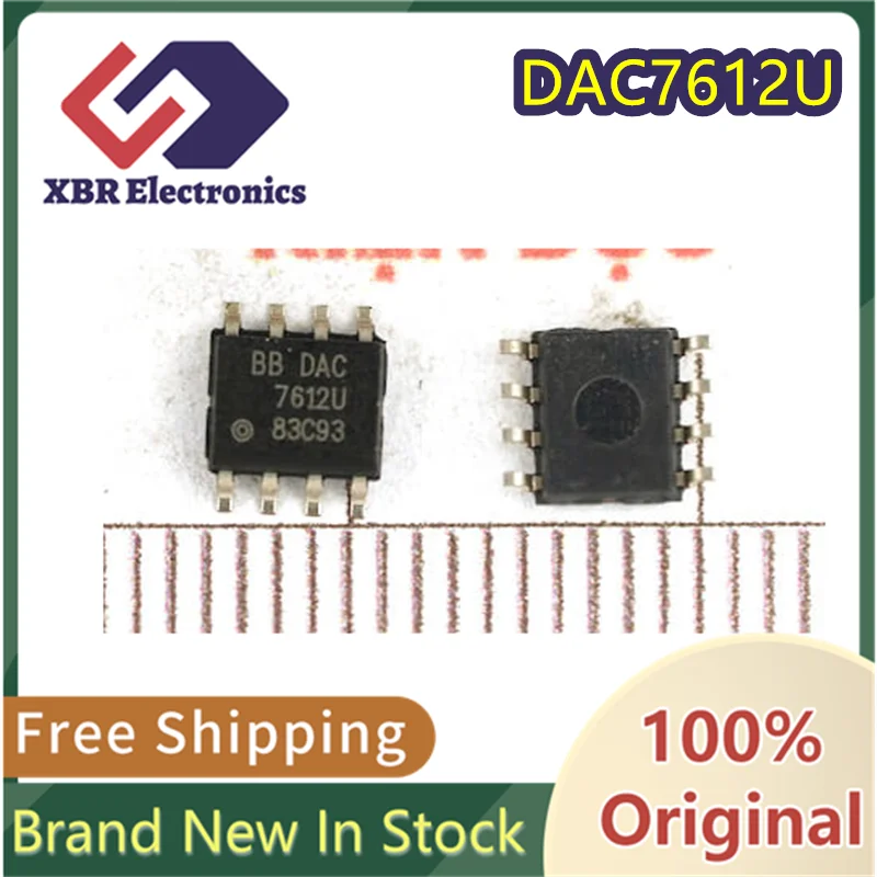 

(3/30 pieces) DAC7612U DAC7612 digital-to-analog converter IC chip SOP-8 package new original authentic spot free shipping