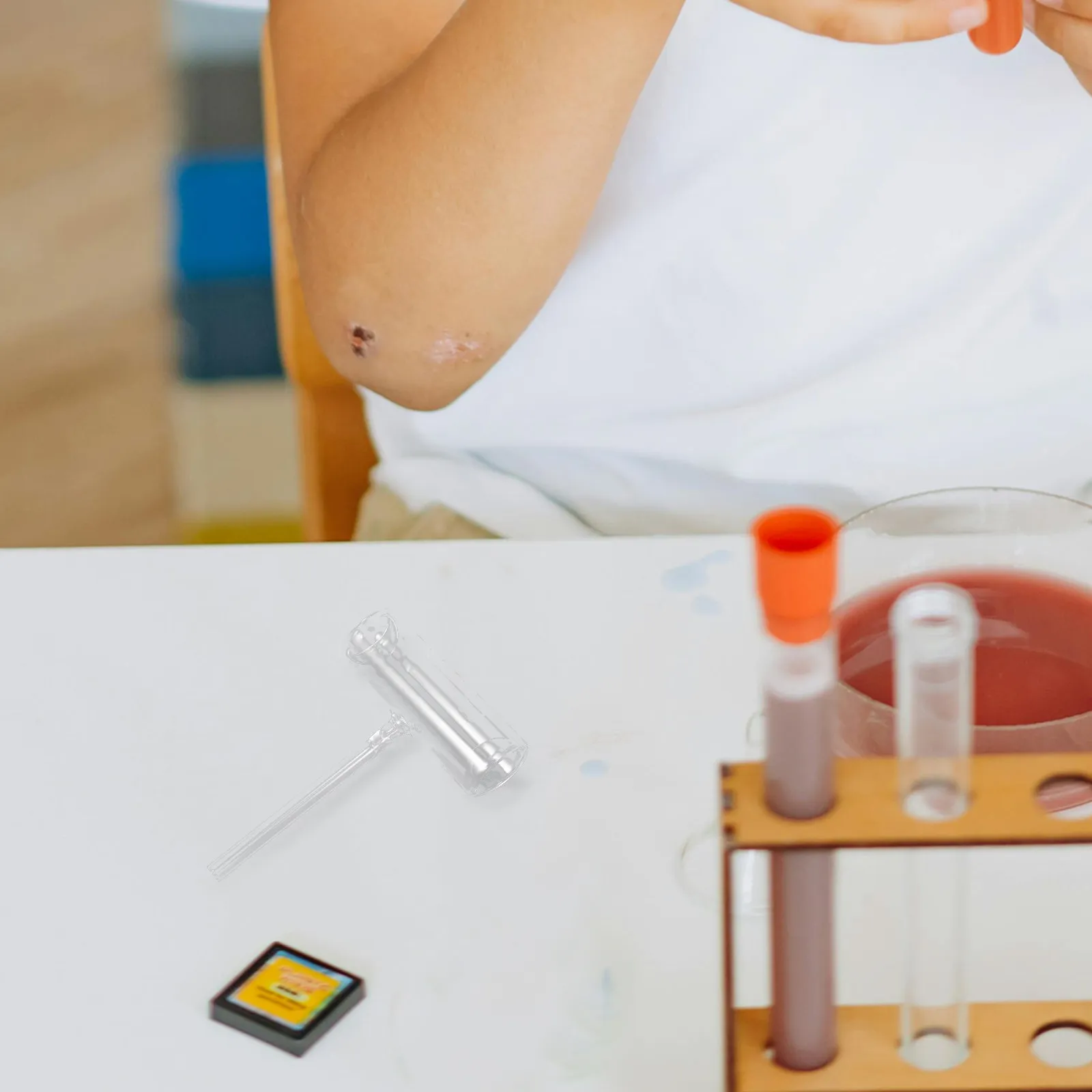 

Reusable Sublimation Tube Apparatus for Chemistry Teachers to Demonstrate Sublimation Process in Lab Or Classroom Setting