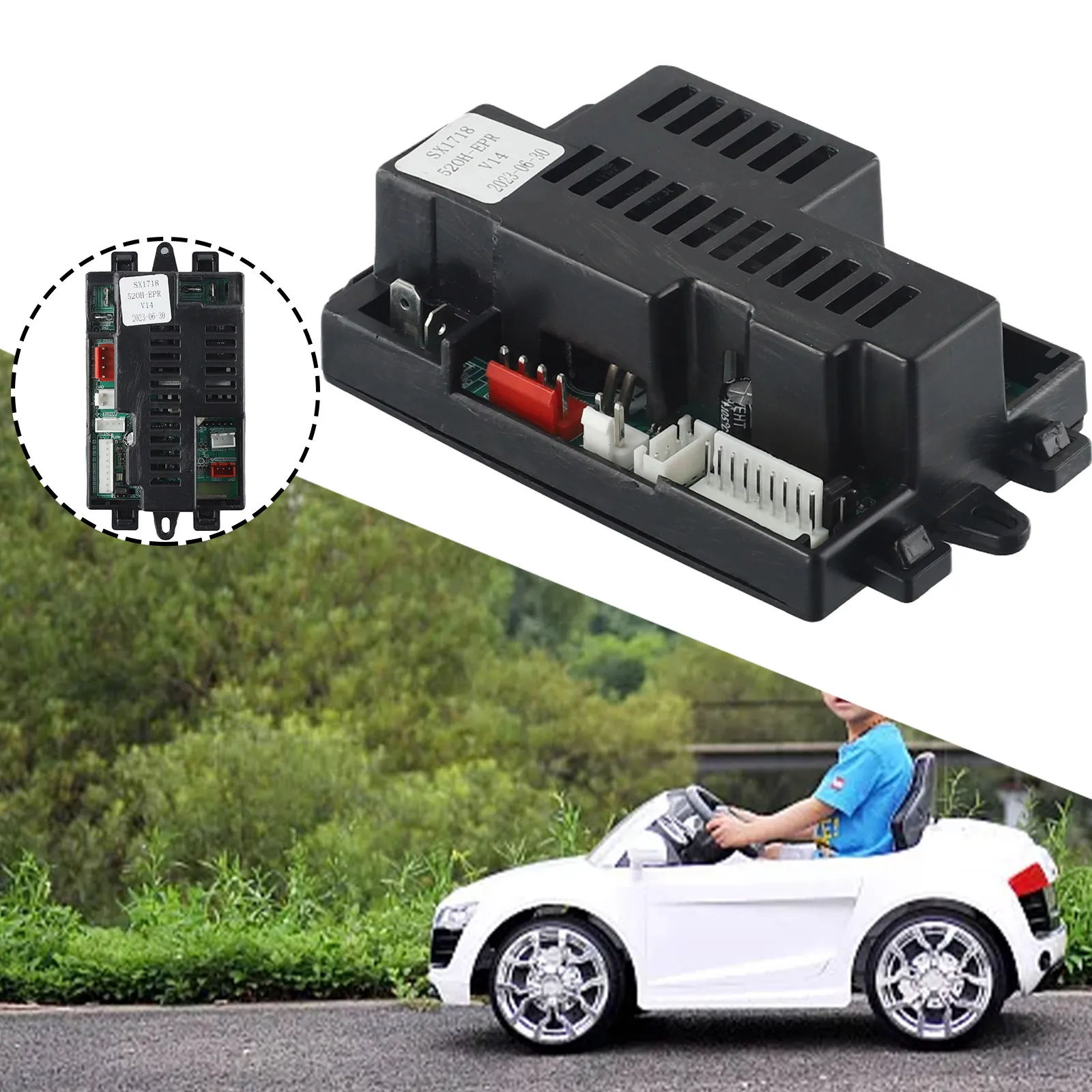 520H-EPR V14 Control Box Designed for SX1718 Electric Ride On Car Receiver Compatible with For Childrens Electric Vehicle Use