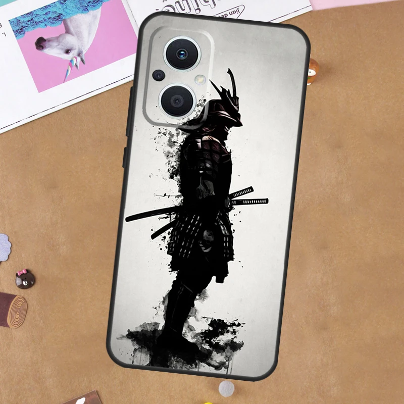 Armored Samurai Case For OPPO Find X3 X2 Lite Neo X6 X5 Pro Reno 3 4 5 6 7 8 Lite 8T 2Z 5Z 4Z Phone Cover