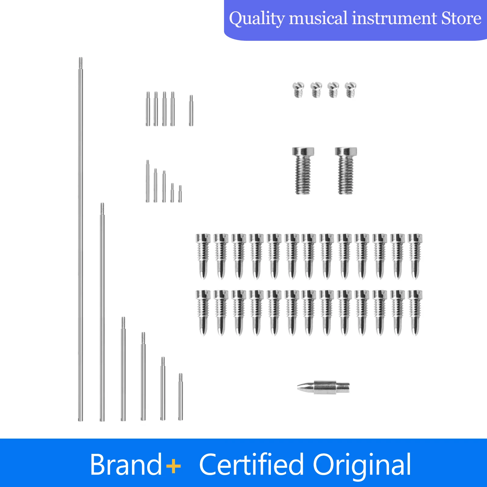 

SLADE 49 шт./компл. инструменты для ремонта тенор-саксофона, винтовой резьбовой стержень, конические гвозди, деревянные духовые инструменты, наборы инструментов для ремонта, детали саксофона