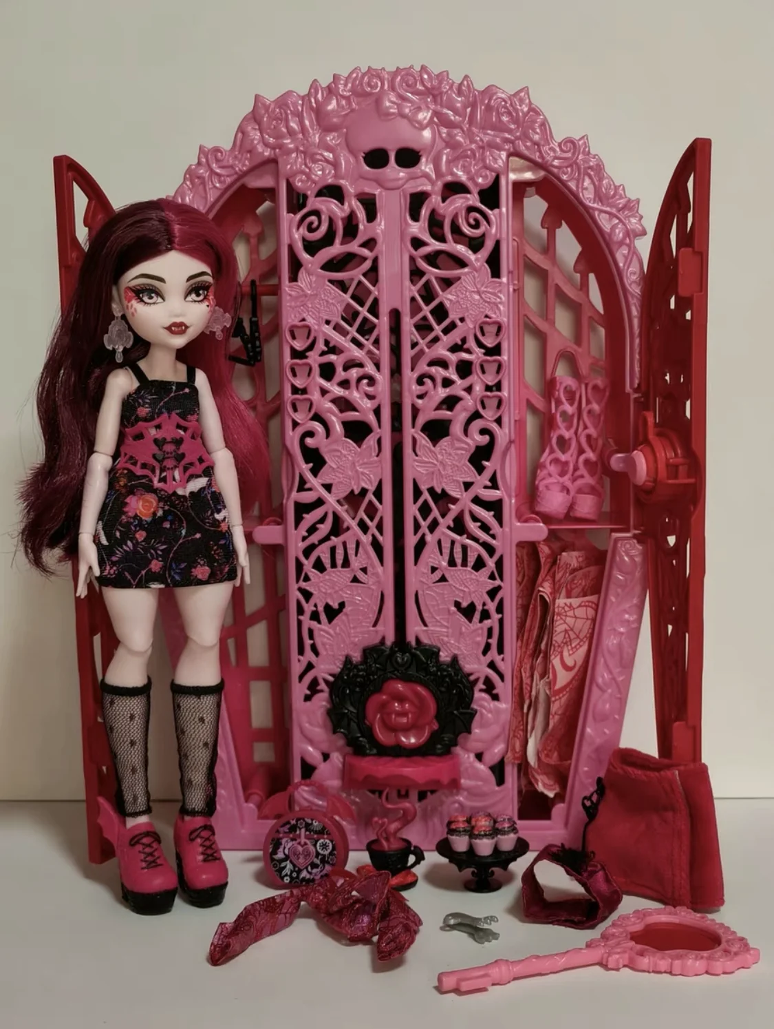 Barbie Elf High Monsterhigh Secret Wardrobe Collection Draculaura Adult Collection Model Figure Collections