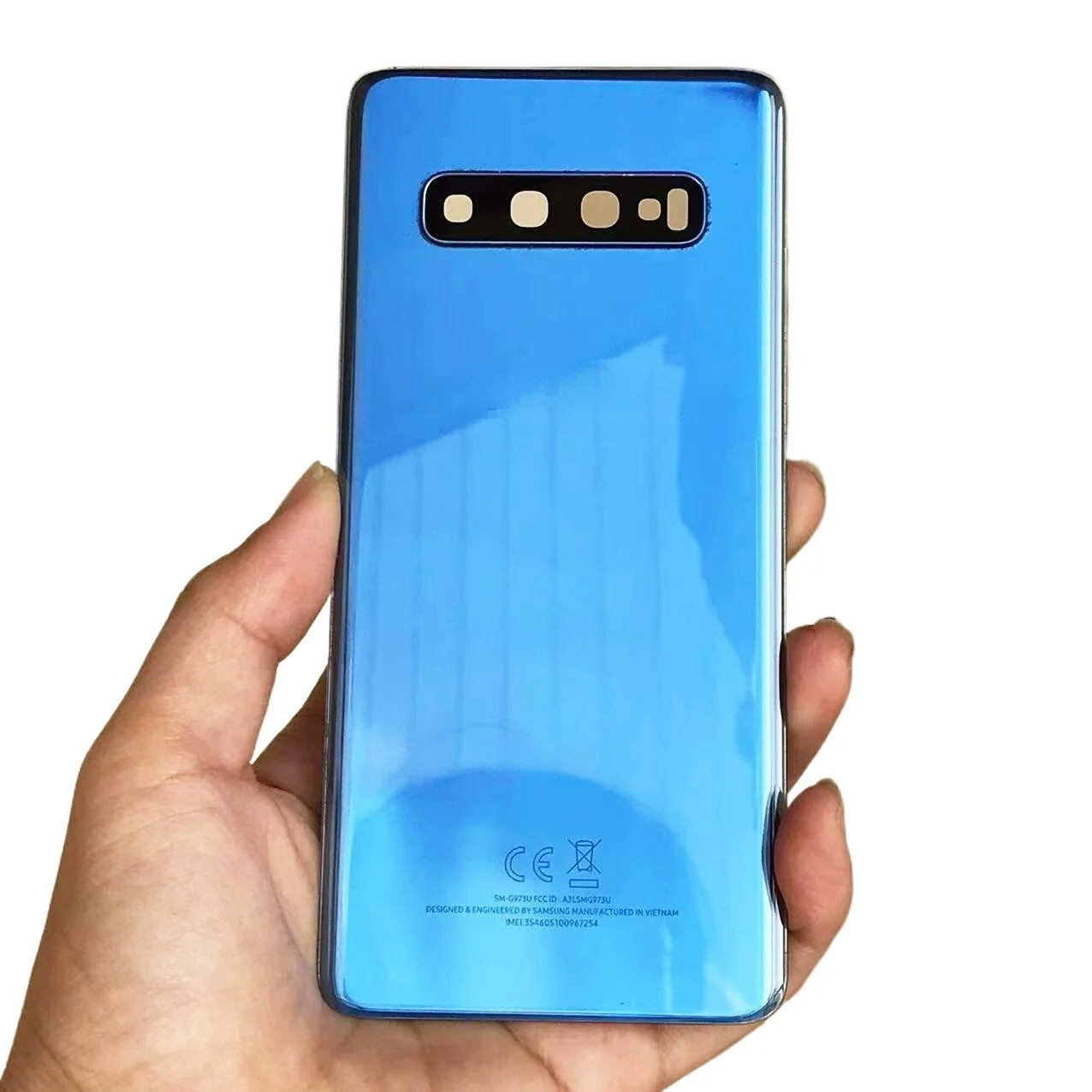 Quality Battery Cover For Samsung Galaxy S10 4G SM-G973 Rear Door With Camera Lens