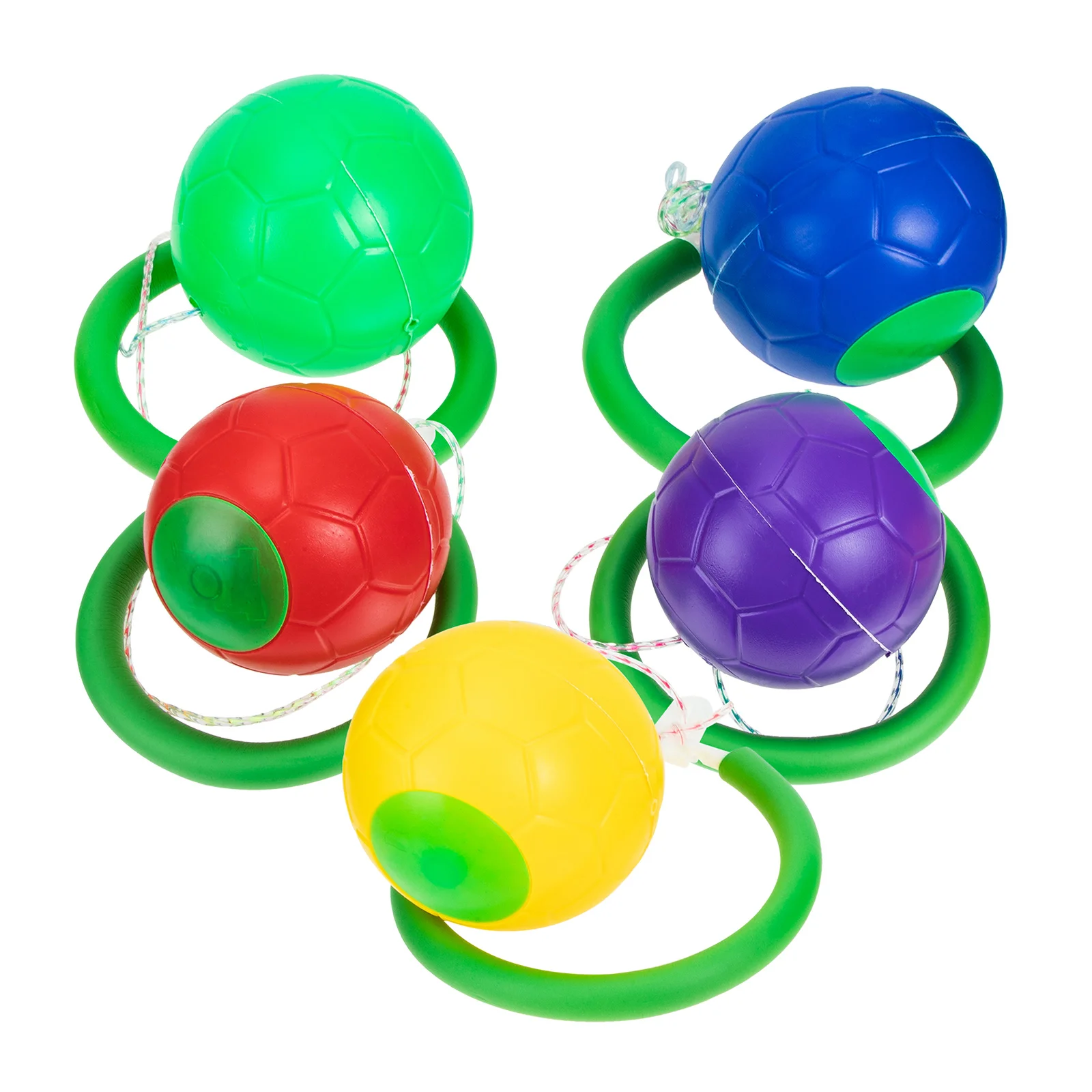 6 Pcs Bouncing Ball Children's Sports Equipment Kids Skipping Fitness -legged Jumping Playthings Ankle