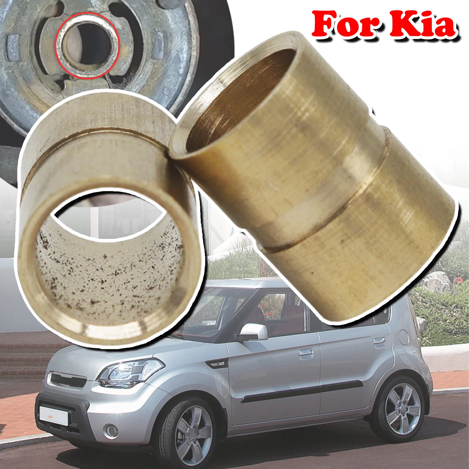

Gear Cable Bushing Brass Sleeve for Kia soul Ceed / Cee'd Copper Base Bearing Shafts Inner Bush base Column Shift Control Shaft