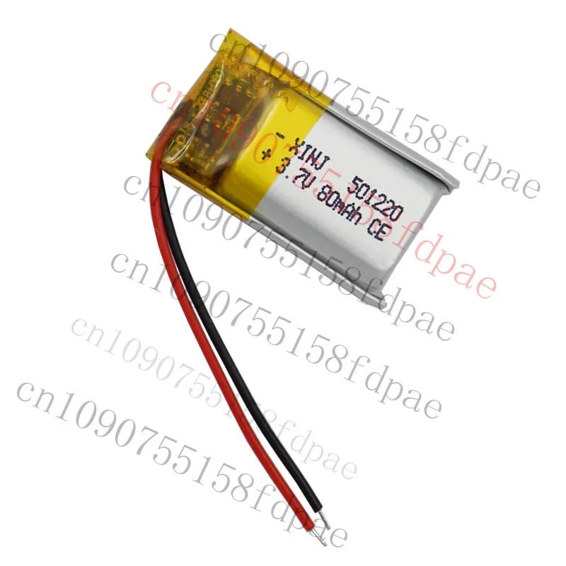 

Премиум 5X10X 3,7 В 80 мАч сменная литиевая аккумуляторная батарея 501220 для Bluetooth-гарнитуры