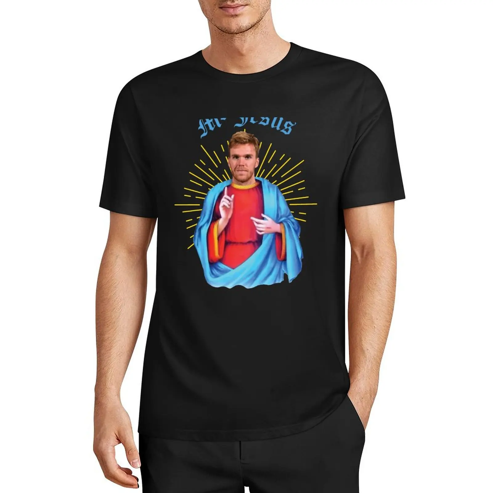 

McJesus - Mc Jesus - MacJesus T-Shirt rapper graphic tees hippie clothes plus size tops mens t shirts top quality