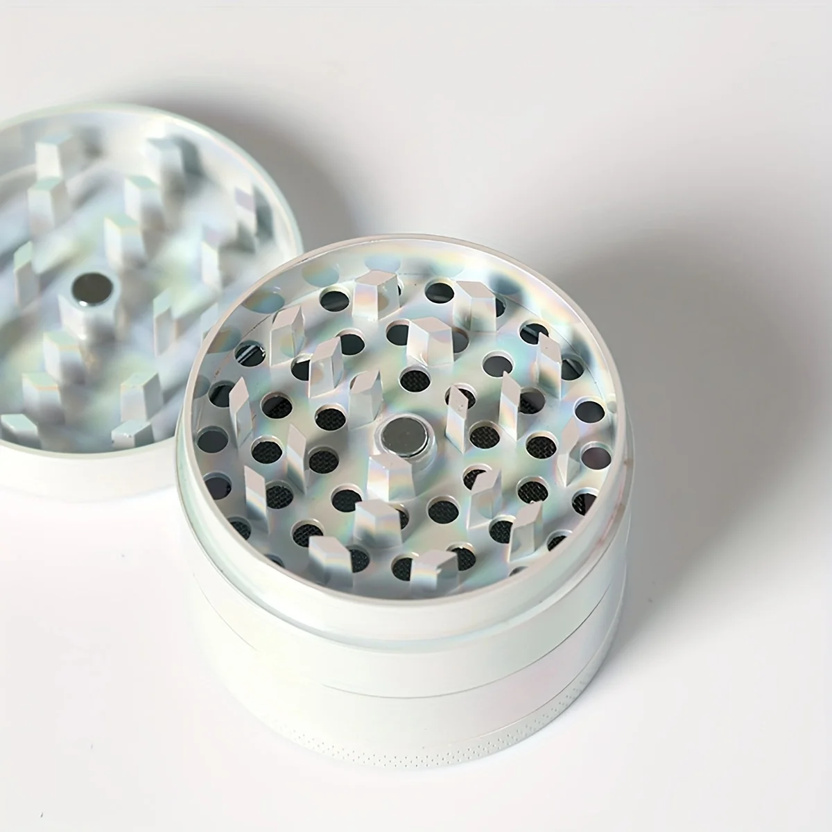50mm Spice Grinding Process Gradient Color Nut Grinder for Nutmeg Ginger Rock Salt and Peppercorn Hand Tools, Crushers