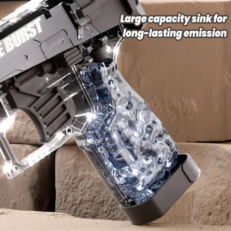 Pistolet de tir pistolet à eau Mini manuel Transparent noir Portable Spray jouer été plage piscine extérieure jouet pour enfants garçons cadeau