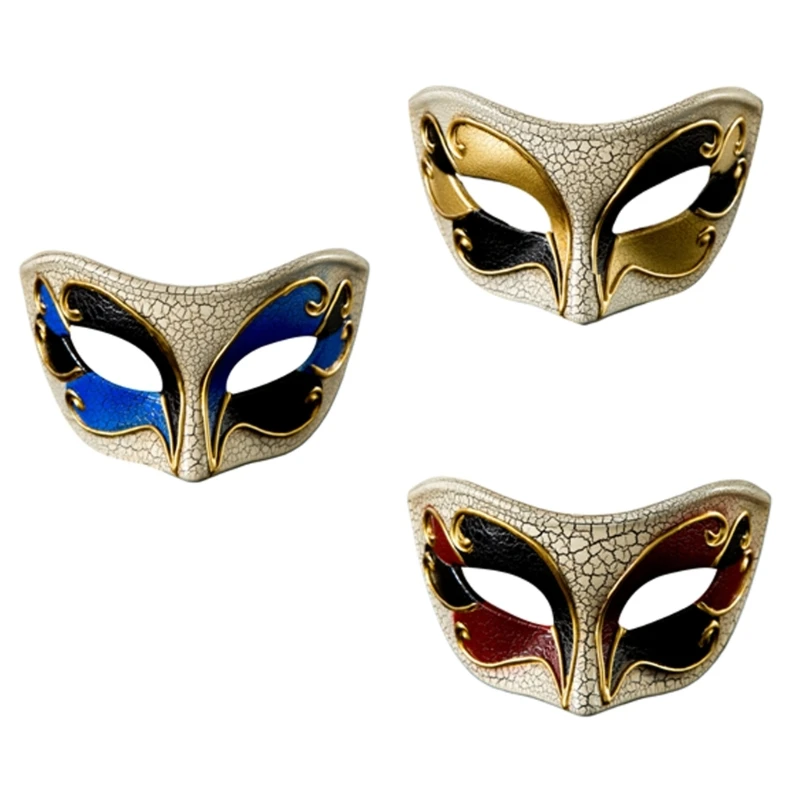 

Halloween Cosplay Eyemask Masquerade Half Mask for Halloween Carnivals Parties