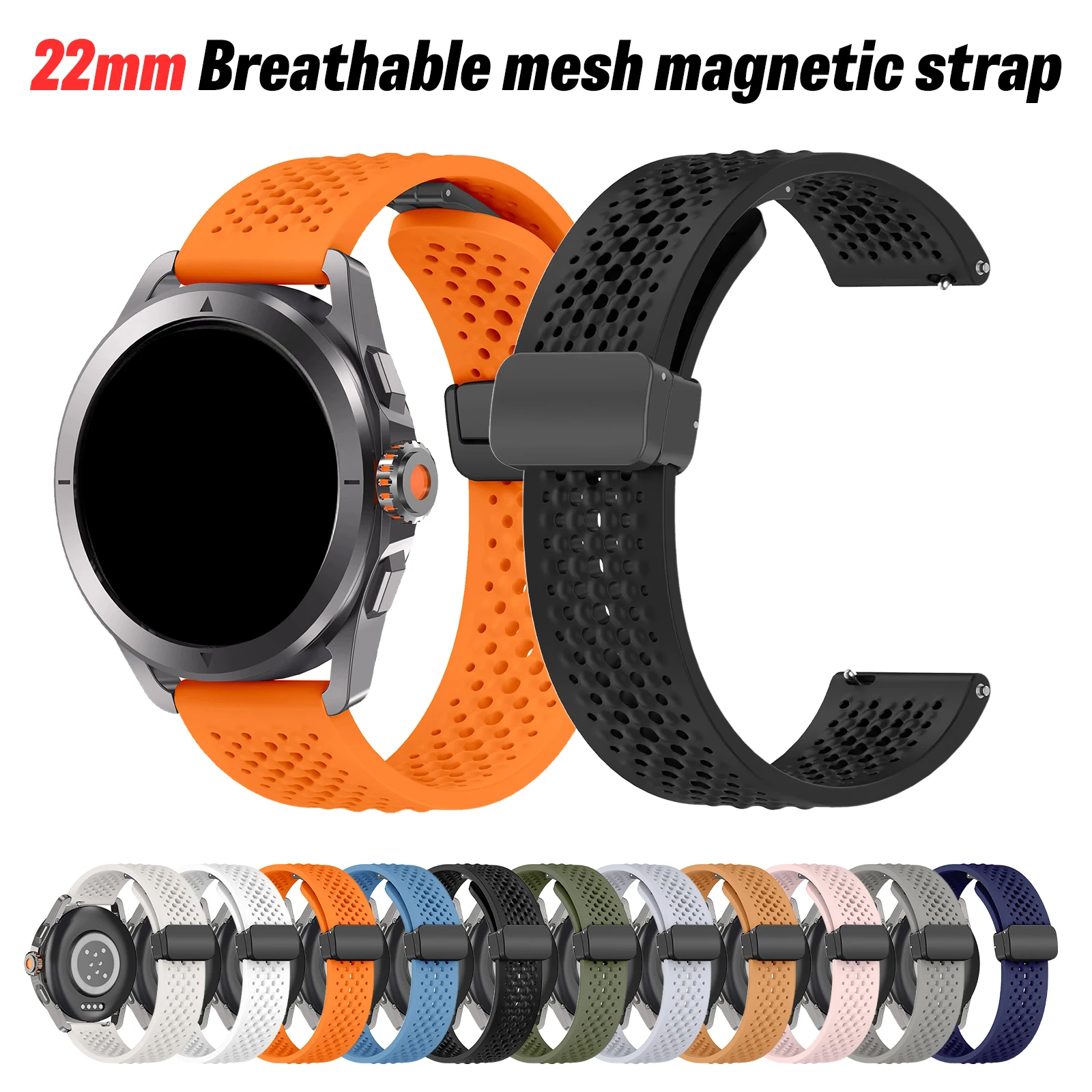 Silicone Watch Band 22Mm - 22mm Silicone Strap For Xiaomi Watch