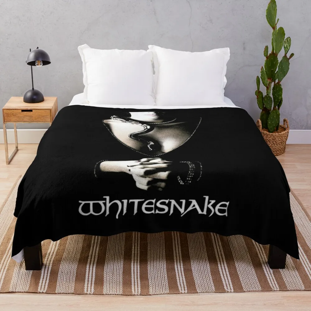 Music Legend Whitesnake Band Logo Band Rock Gift Fan Throw Blanket blankets and throws Giant Sofa Blankets For Bed Blankets