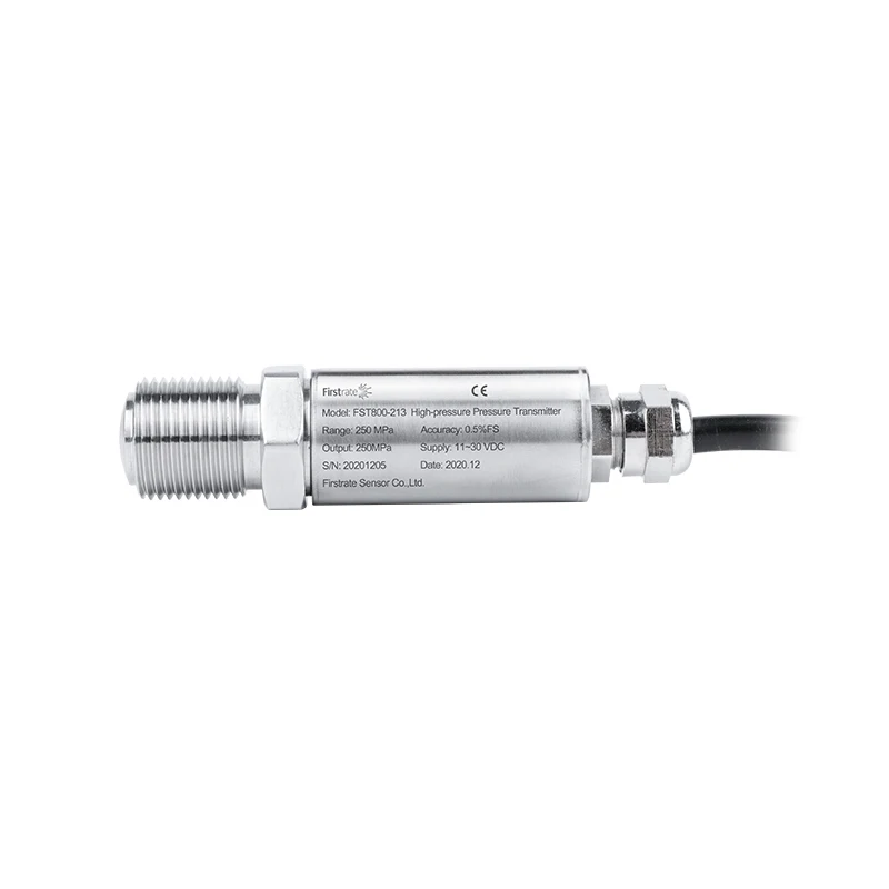FST800-213  Type Cng Strain Gauge High Pressure Transmitter Transducer Sensors Pressure Sensor 4-20ma