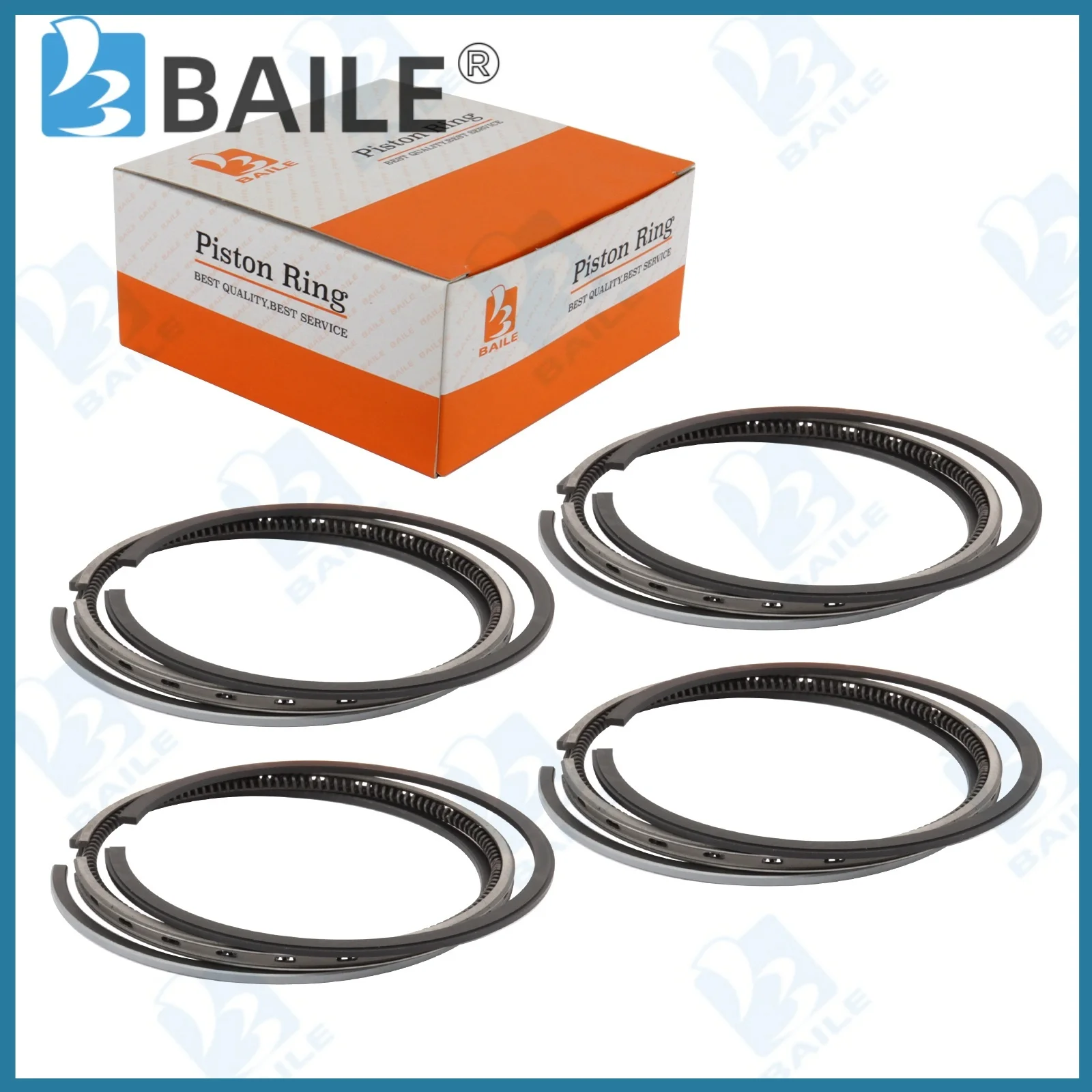 

4LE1 4LE2 Piston Ring For ISUZU Direct Injection 4-Cylinders 85mm Engine Forklift 85*2+1.75+4mm 8-97257-876-0