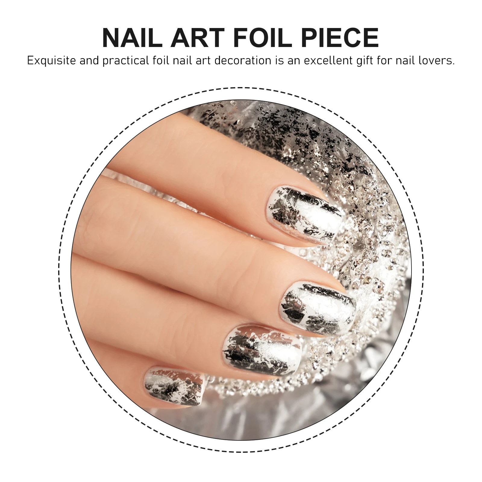 

3pcs Gilding Flakes Gold Leaf Supplies Metallic Glitter Stickers Decoration Pieces For Salon Art Gold Flakes Nail Painting Foil