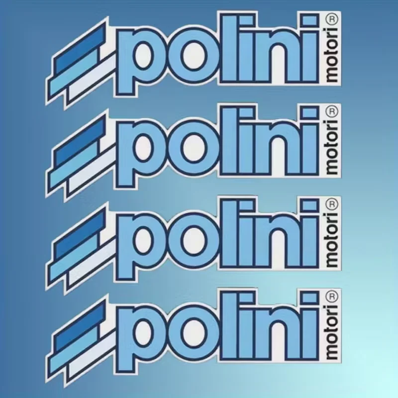 

[4PC]Car and Motorcycle Stickers Polini Durable Vinyl Stickers, Waterproof, Suitable for Laptops, Water Bottles, Trucks, Phones,