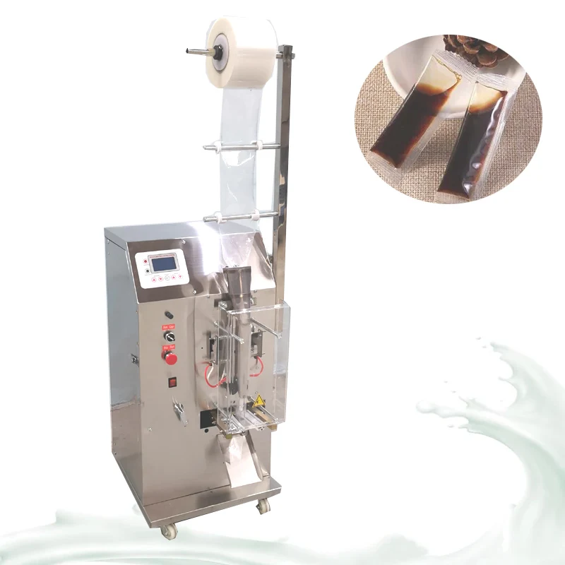 Maquinaria de envasado de líquidos, equipo, salsa, bebida, leche, máquina automática de envasado de líquidos, máquina de llenado y sellado