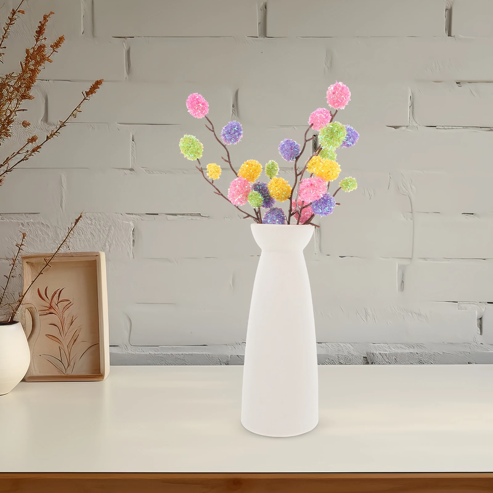 

3 Pcs Easter Egg Cuttings Realistic Artificial Decor Flower Arrangement Branches Festive Easter Decorations Foam