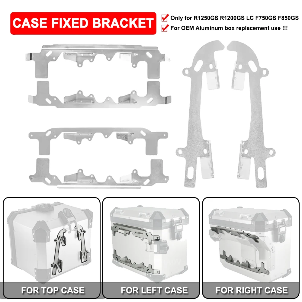 

Motorcycle Top Case Pannier Saddlebag Mounting Plate Kit For BMW R1200GS R1250GS LC Adventure GS R1250 R1200 F750GS F850GS ADV