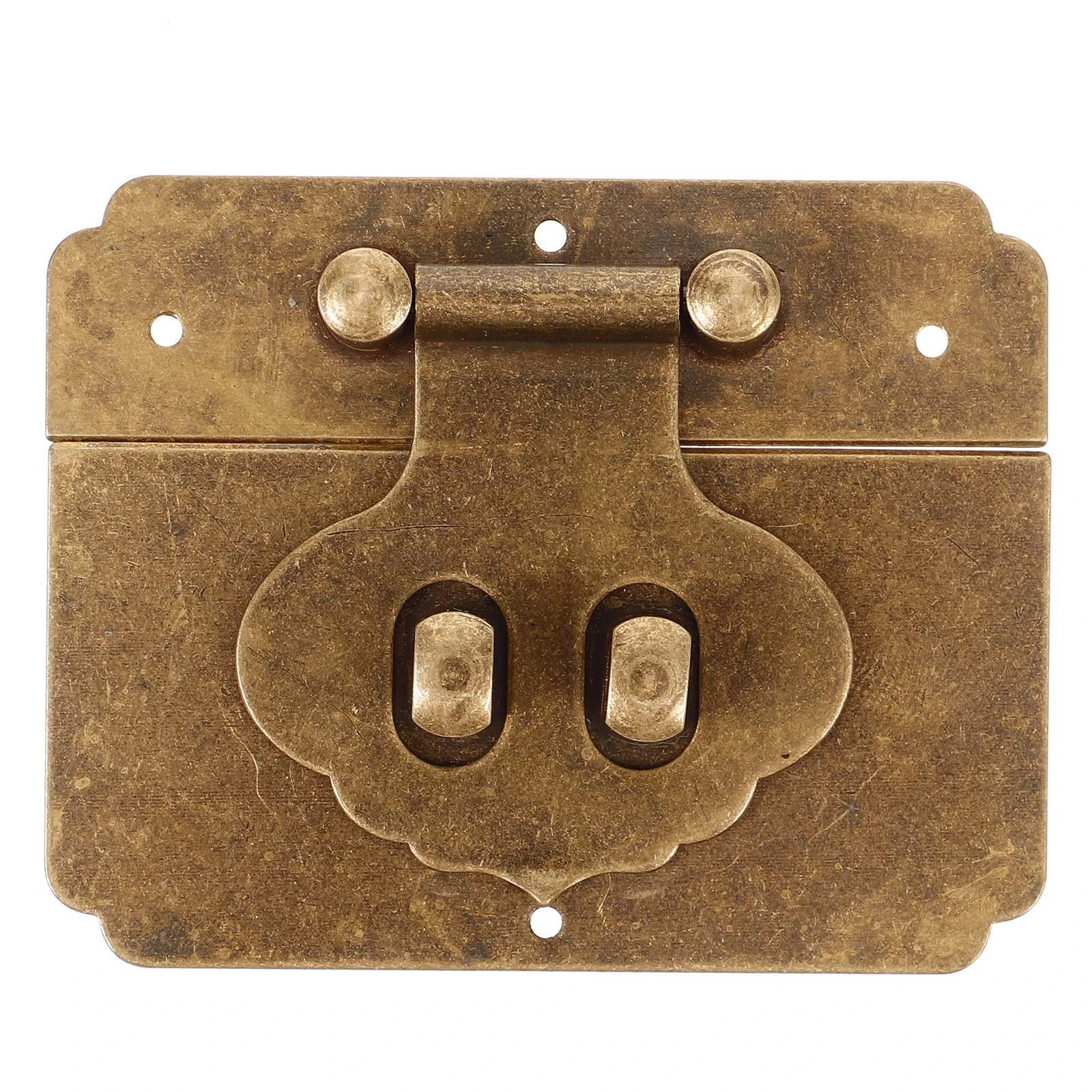 

Retro niture Lock Head Vintage Brass Hasp Buckle Metal Latch For Jewelry Box Cabinet Gift Container Closure Small Size Easy