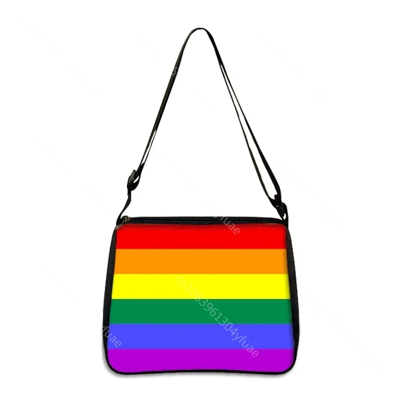 2021 Shopper Pride rainbow flag Printed Tote Bag women Harajuku shopper handbag girl Shoulder shopping bag Lady Canvas Bag