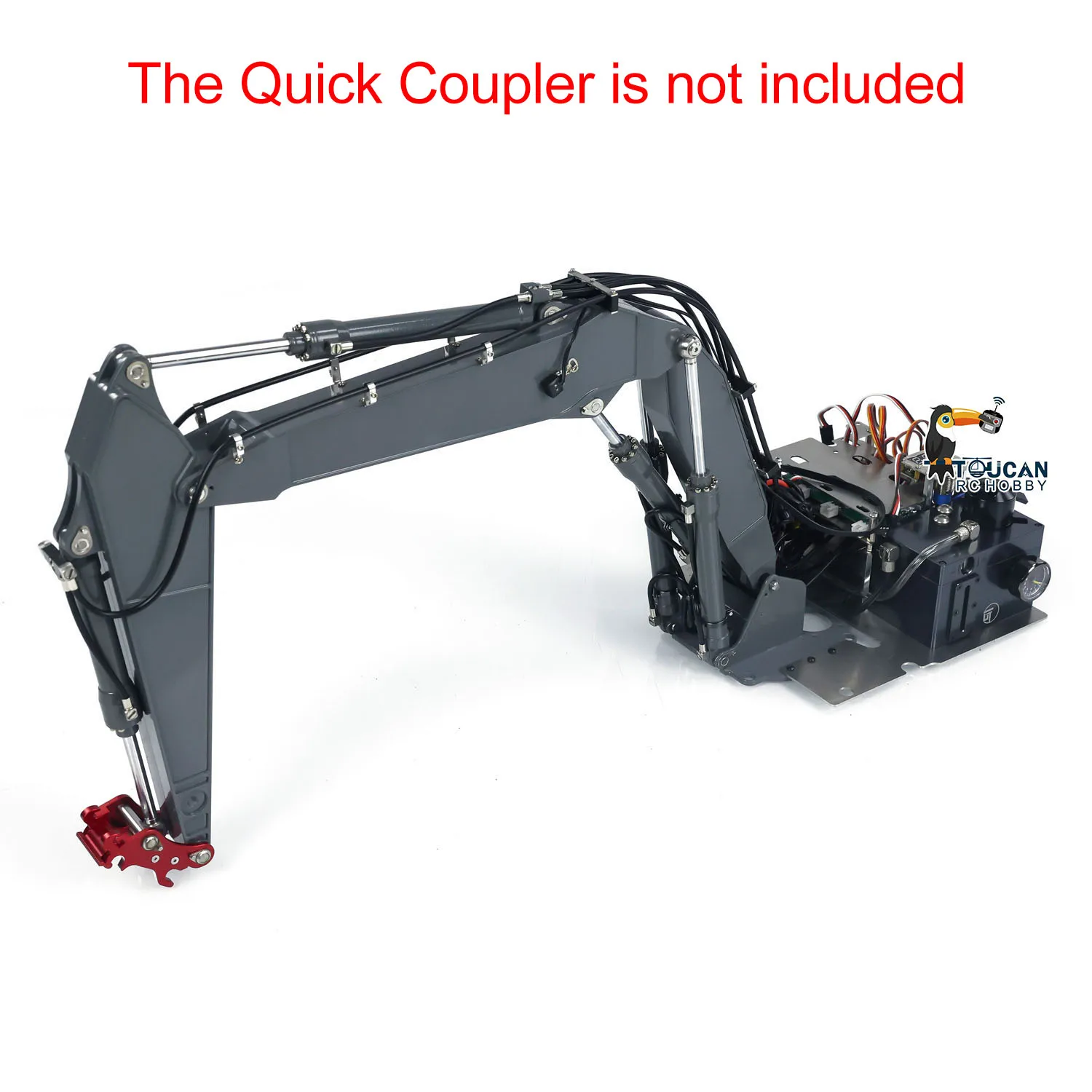 

Spare Parts CNC 3 Arms Upgraded Set Hydraulic System Accessories for Toys 1/14 EC160E RC Excavator Remote Control Digger Model