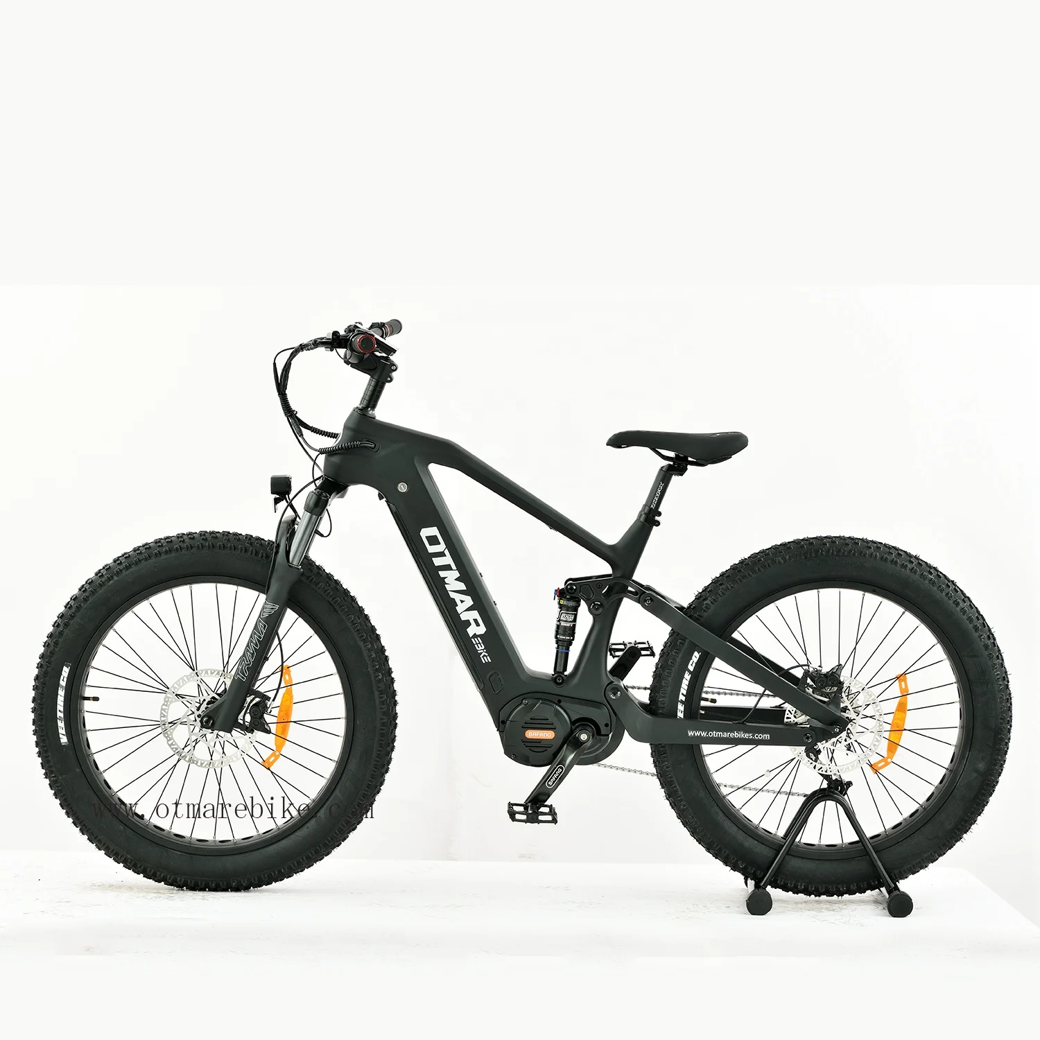 AliExpress OTMAR Carbon Fiber Frame Ebike 1000w M620 Mid Drive Electric Bike Fat Tire For Adult