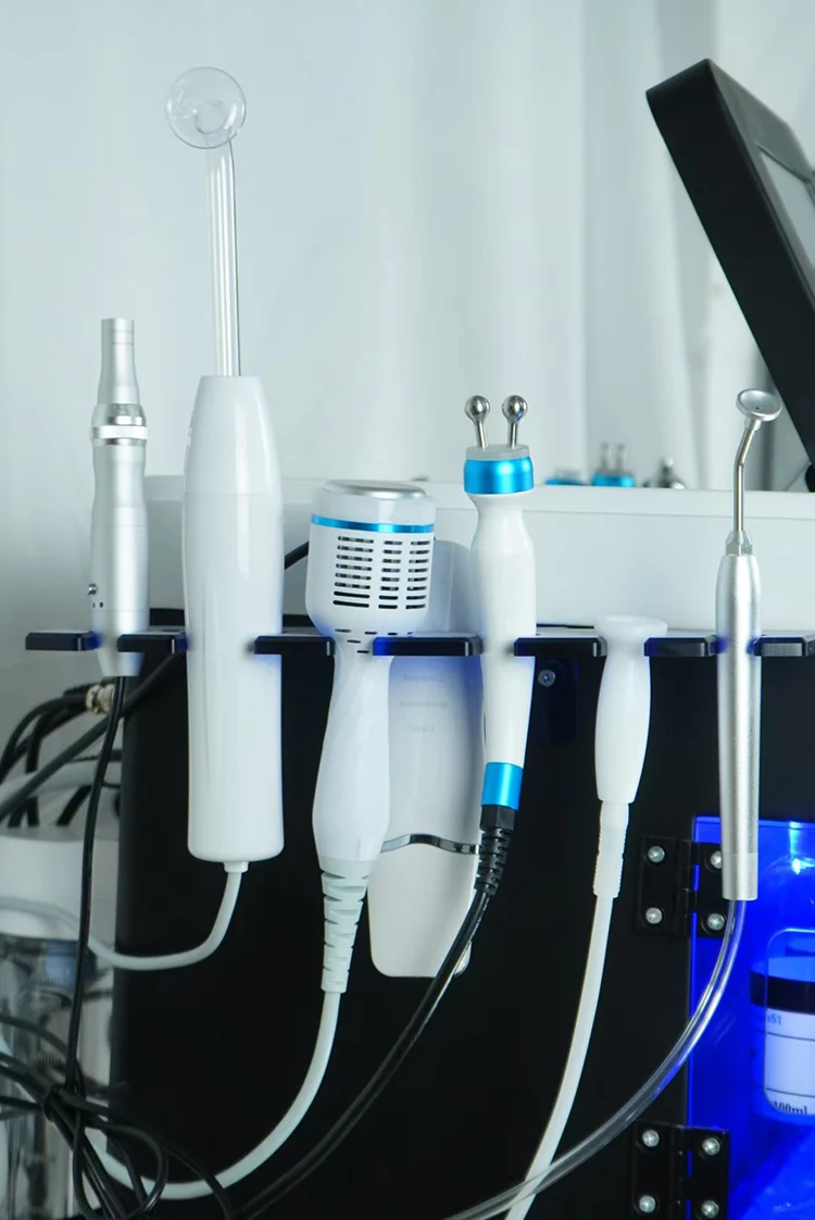 NOVA máquina de hidro dermoabrasão com jato de água para peeling de diamante 14 em 1 para cuidados faciais