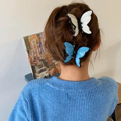 Big Butterfly Hair Claw Hairpin for Women Girls Acrylic Hair Accessories Hair Clips Crab Sweet Styling Tools Barrettes Headwear